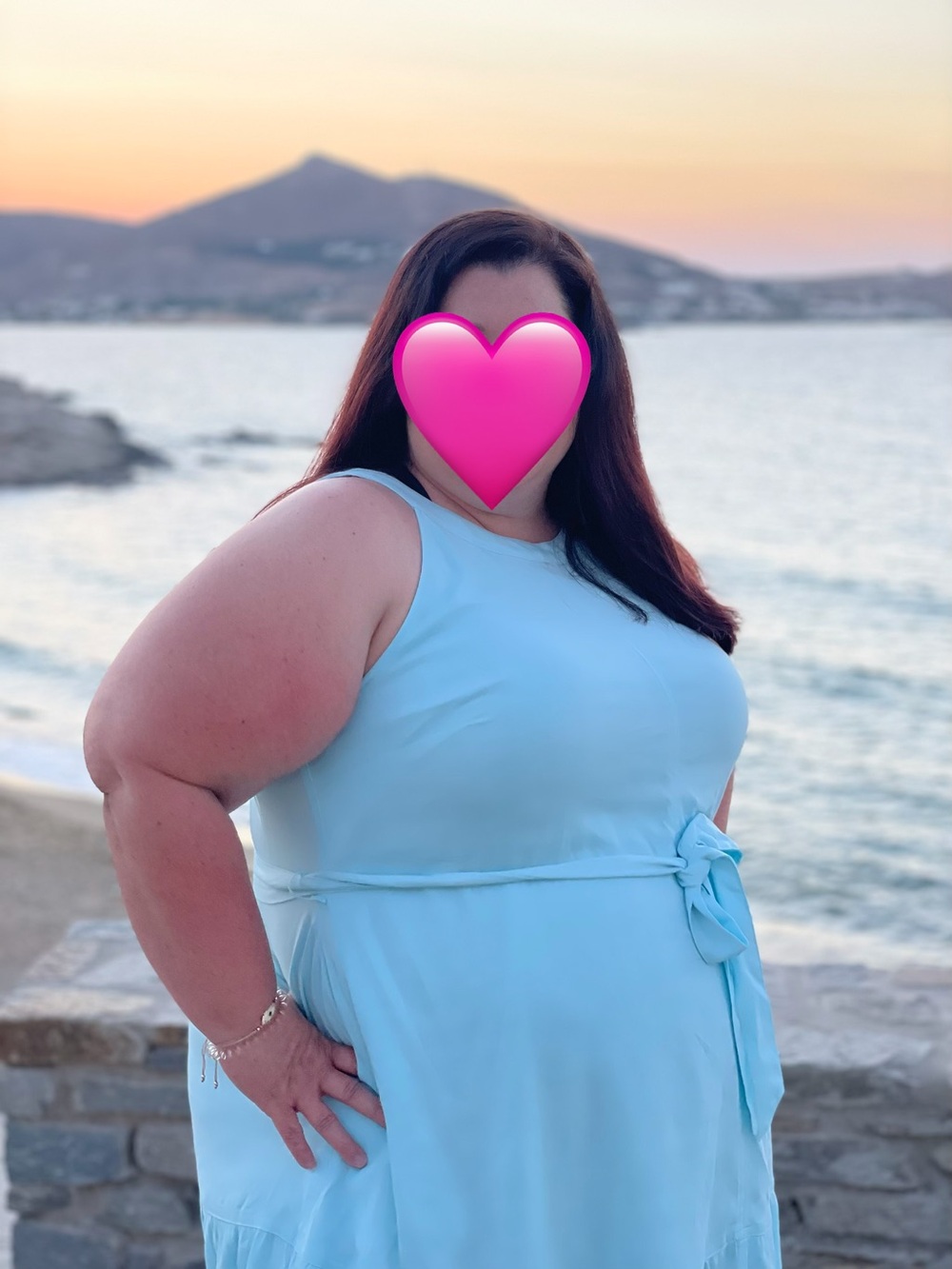 torrid Light Blue Sleeveless Tie-Waist Midi Dress
